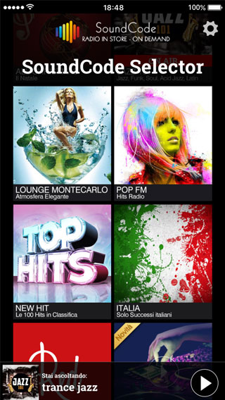 Screen app SoundCode